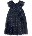 Creamie Kjole - Mesh - Black Iris m. Hjerter Creamie Kjole - Mesh - Black Iris m. Hjerter