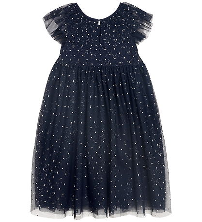 Creamie Kjole - Mesh - Black Iris m. Hjerter