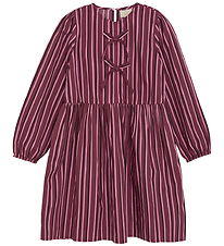 Creamie Kjoler - Dress Woven Stripe - Crushed Berry Creamie Kjoler - Dress Woven Stripe - Crushed Berry