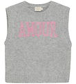 Creamie Vest - Strik - Slipover - Light Grey Melange Creamie Vest - Strik - Slipover - Light Grey Melange