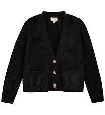 Creamie Cardigan - Strik - Sort Creamie Cardigan - Strik - Sort