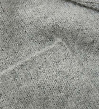 Creamie Cardigan - Strik - Lang - Light Grey Melange