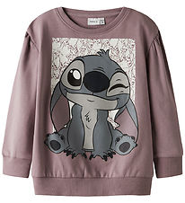 Name It Sweatshirt - Stitch - NmfArina - Toadstool Name It Sweatshirt - Stitch - NmfArina - Toadstool