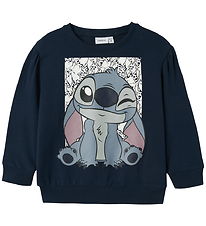 Name It Sweatshirt - Stitch - NmfArina - Navy Blazer Name It Sweatshirt - Stitch - NmfArina - Navy Blazer