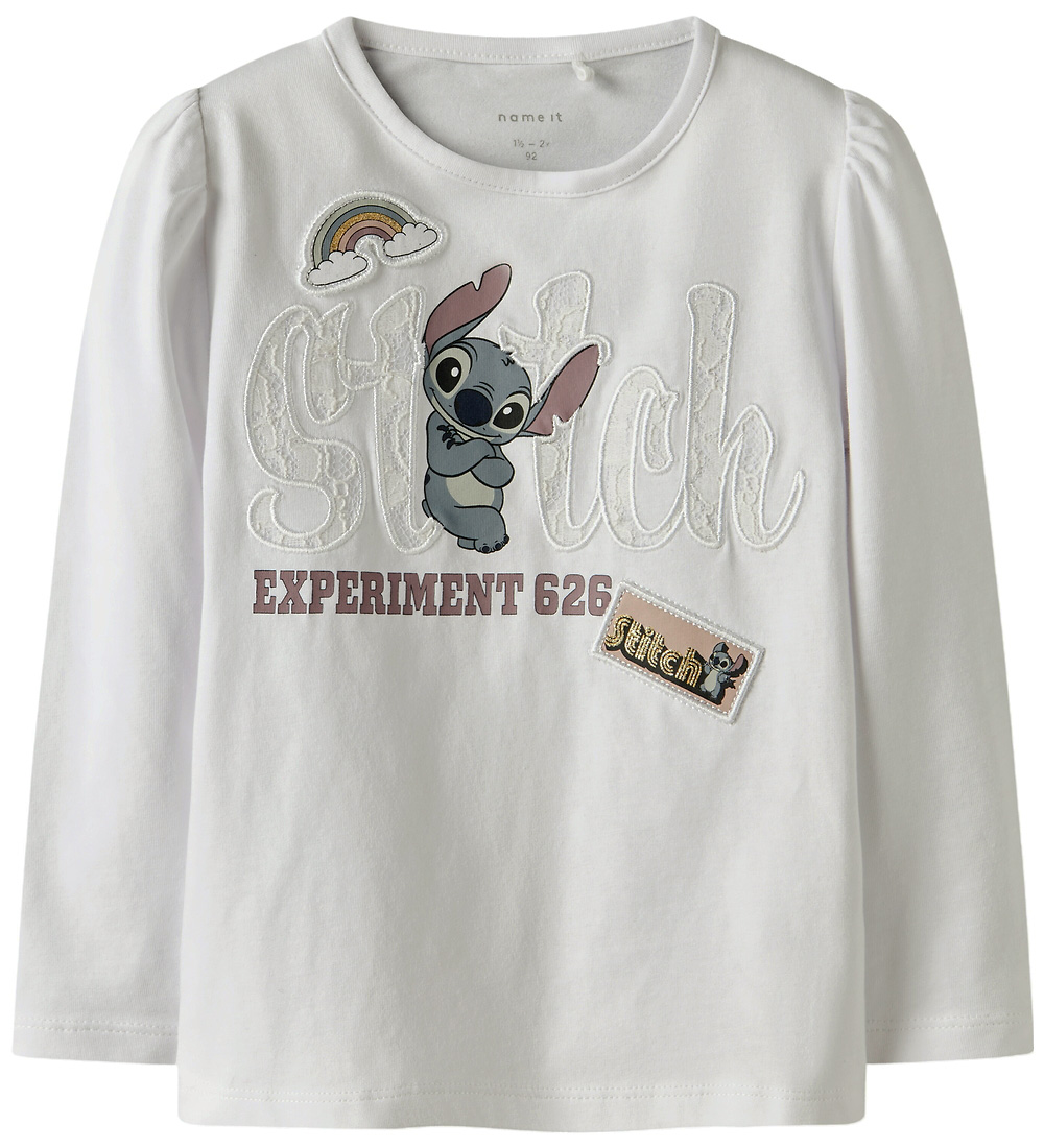 Name It Bluse - Stitch - NmfArna - Cloud Tänzerin - Name It - 4 Jahre (104) - Blusen