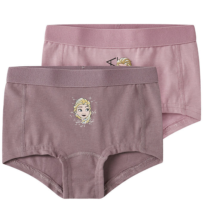 Name It Hipsters - 2-pak - Frozen - NmfAplaja - Lilla/Rosa