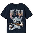 Name It T-shirt - Stitch - NkmAntony - Navy Blazer Name It T-shirt - Stitch - NkmAntony - Navy Blazer