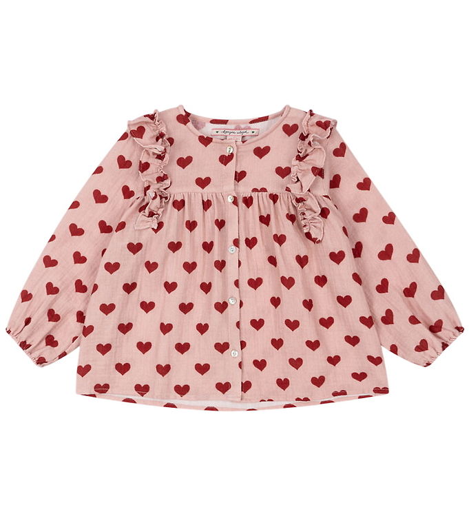 Konges Sløjd Skjorte - Musselin - Coco Frill - Amour Mellow