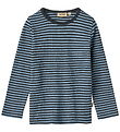 Wheat Bluse - Rib - Stig - Bright Blue Stripe Wheat Bluse - Rib - Stig - Bright Blue Stripe