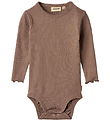 Wheat Body l/æ - Rib - Regitze - Toffee Brown Wheat Body l/æ - Rib - Regitze - Toffee Brown