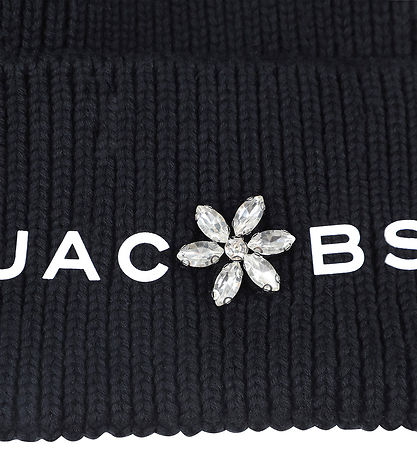 Little Marc Jacobs Hue - Strik - Sort m. Similisten