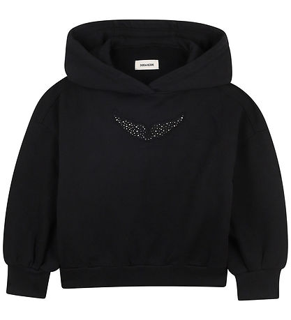 Zadig & Voltaire Hættetrøje - Sort m. Nitter