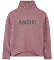 Zadig & Voltaire Bluse - Uld/Polyester - Wild Rose m. Glimmer