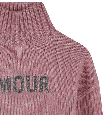 Zadig & Voltaire Bluse - Uld/Polyester - Wild Rose m. Glimmer
