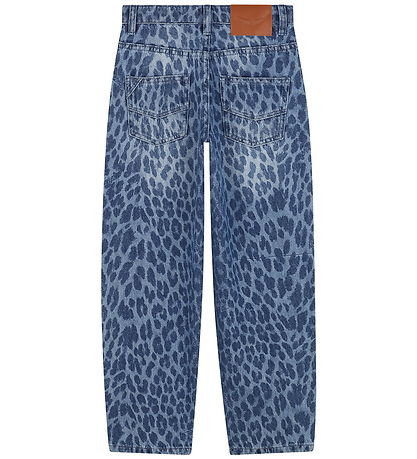 Zadig & Voltaire Jeans - Denim Blue m. Leopardprint