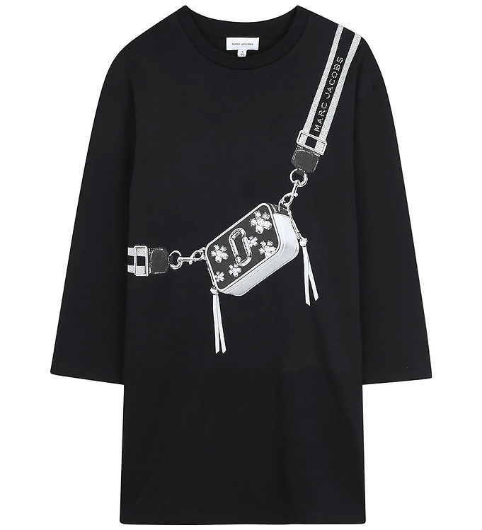 Little Marc Jacobs Kjole - Sort m. Print