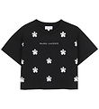 Little Marc Jacobs T-shirt - Cropped - Sort m. Print Little Marc Jacobs T-shirt - Cropped - Sort m. Print