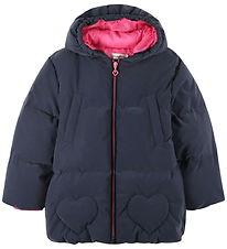 Billieblush Dynejakke - Navy/Pink Billieblush Dynejakke - Navy/Pink