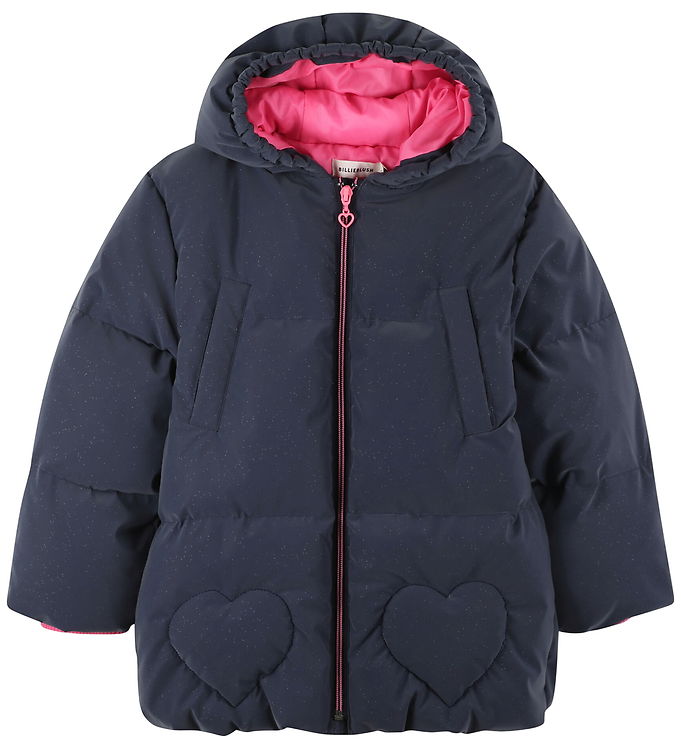 Billieblush Dynejakke - Navy/Pink