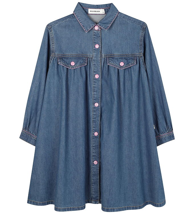 Billieblush Kjole - Denim Indigo Blue