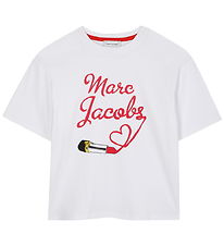 Little Marc Jacobs T-shirt - Hvid m. Print Little Marc Jacobs T-shirt - Hvid m. Print