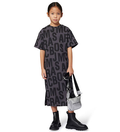 Little Marc Jacobs Skuldertaske - Sølv m. Sort