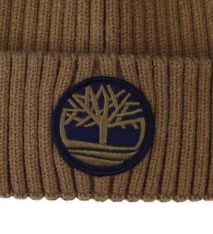 Timberland Hue - Rib - Strik - Khaki m. Logo