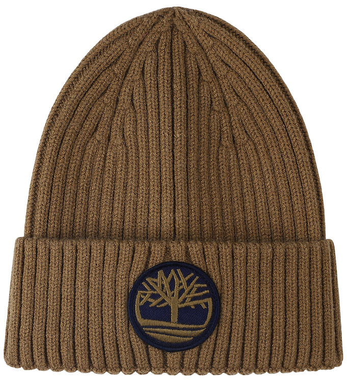 Timberland Hue - Rib - Strik - Khaki m. Logo