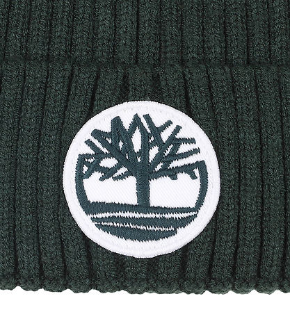 Timberland Hue - Rib - Strik - Mørkegrøn m. Logo
