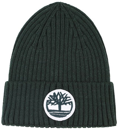 Timberland Hue - Rib - Strik - Mørkegrøn m. Logo