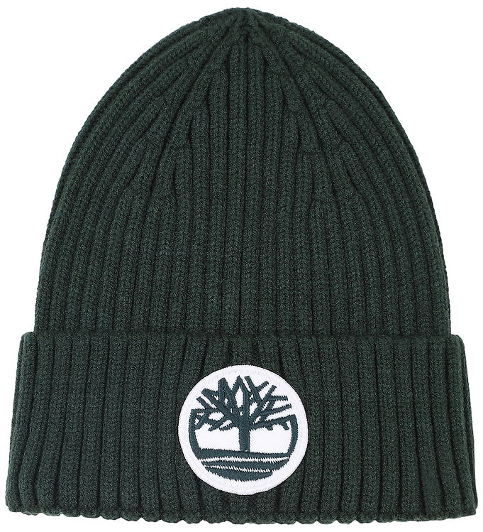 Timberland Hue - Rib - Strik - Mørkegrøn m. Logo