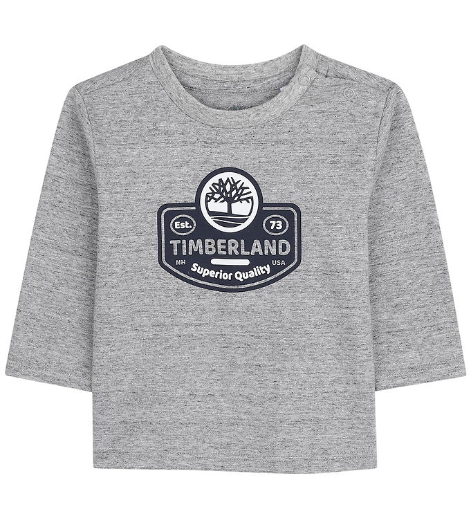 Timberland Bluse - Chine Grey m. Print