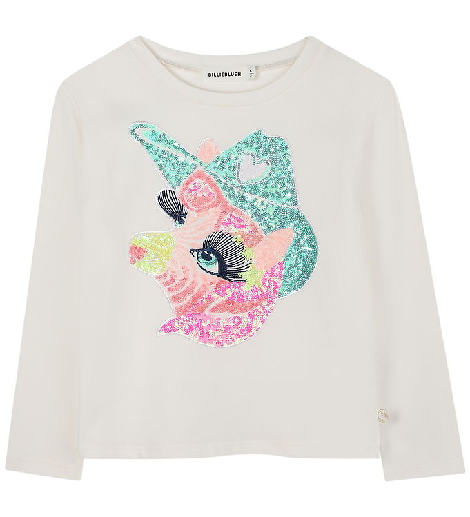 Billieblush Bluse - Ivory m. Pailetter