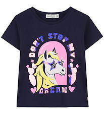 Billieblush T-shirt - Navy m. Print Billieblush T-shirt - Navy m. Print