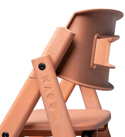 KAOS Højstol - Klapp - Genanvendt Platik - Terracotta Pink