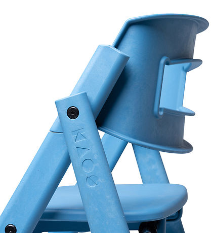 KAOS Højstol - Klapp - Genanvendt Plastik - Swedish Blue