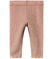 Lil' Atelier leggings - Uld - NbfNoel - Roebuck m. Hulmønster Lil' Atelier leggings - Uld - NbfNoel - Roebuck m. Hulmønster