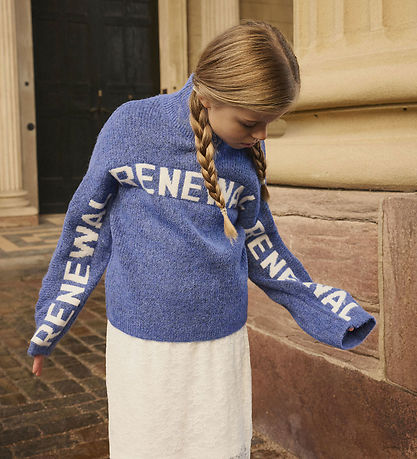 Name It Bluse - Strik - Rib - NkfNuva - Amparo Blue