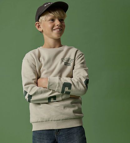 Name It Sweatshirt - NkmNolen - Island Fossil m. Print