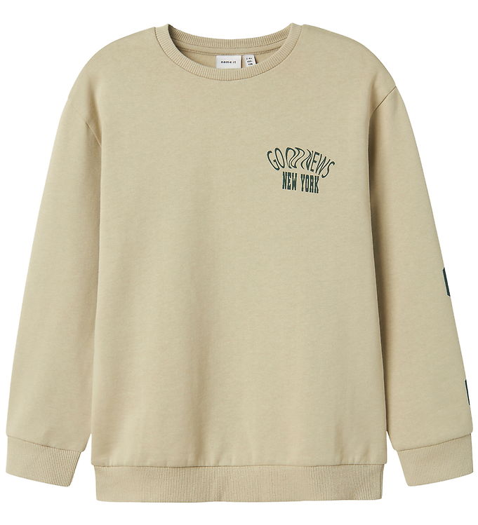 Name It Sweatshirt - NkmNolen - Island Fossil m. Print