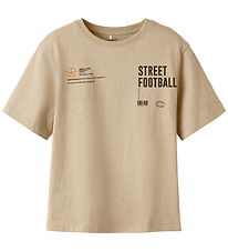 Name It T-shirt - NkmNord - Island Fossil m. Print Name It T-shirt - NkmNord - Island Fossil m. Print