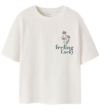 Name It T-shirt - NkfNyttanna - Cloud Dancer m. Print Name It T-shirt - NkfNyttanna - Cloud Dancer m. Print