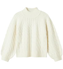Name It Blouse - Knitted - NkfNadalie - Cloud Dancer Name It Blouse - Knitted - NkfNadalie - Cloud Dancer