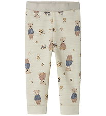 Name It Leggings - Uld - NbnWup - Peyote Melange/Bear Name It Leggings - Uld - NbnWup - Peyote Melange/Bear