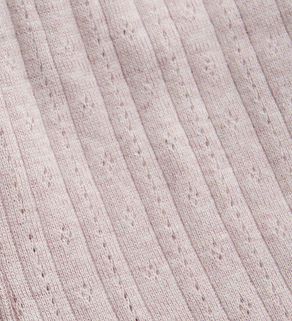 Fixoni Leggings - Violet Ice Melange m. Hulmønster