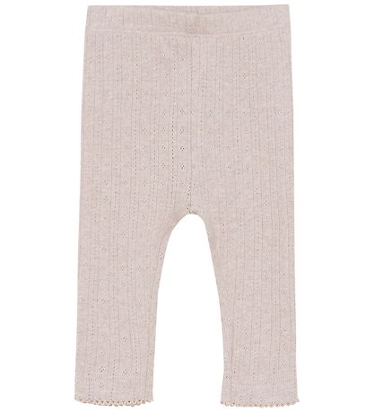 Fixoni Leggings - Violet Ice Melange m. Hulmønster