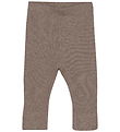 Fixoni Leggings - Rib - Coffee Quartz Melange Fixoni Leggings - Rib - Coffee Quartz Melange
