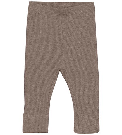 Fixoni Leggings - Rib - Coffee Quartz Melange
