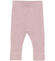 Fixoni Leggings - Rib -  Pale Mauve Melange Fixoni Leggings - Rib -  Pale Mauve Melange
