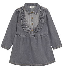 En Fant Kjole - Light Grey Denim En Fant Kjole - Light Grey Denim